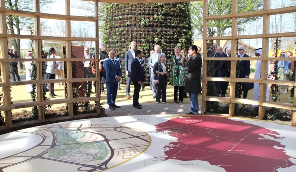 Qatar's pavilion at Floriade Expo 2022